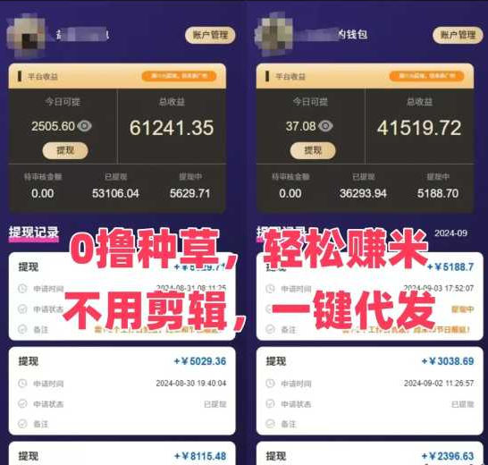 图片[3]-玩家自述“米得客代发帮视频种草平台；托管发视频赚收益！”-墨鱼笔记